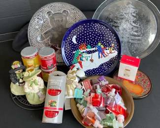 Holiday Lot Including Yankee Candle Scented Plug Refills