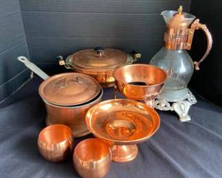 Vintage Coppercract Guild Pieces Cookware