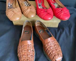 Two Pairs Size 8 Born Shoes One Pair Aerosoles