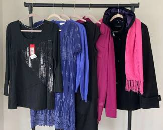 Calvin Klein Wool Coat Yest Dresses Shirt Fox Craft Halogen