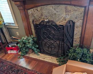 Beautiful fireplace screen