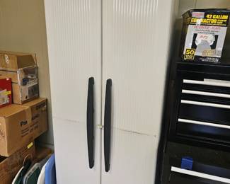 Cabinet in main level garage