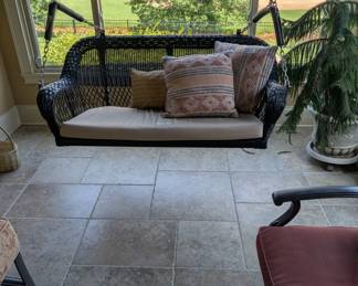 Sunroom swing