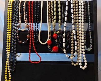 Lots Of Beaded Necklaces