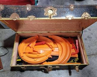 Hot wheels Track set With Accessories and includes the trunk