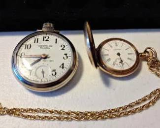 Waltham And Westclox Scotty Pocket Watches