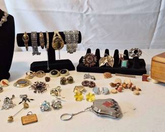 Jewelry Potpourri And a Jewelry Box