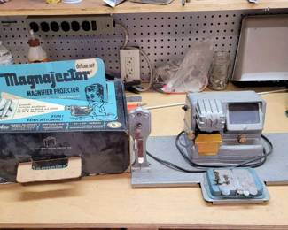 Vintage Mansfield Portable Film Editor, Magnifier Projector