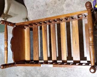 Vintage Homemade Doll Baby Crib