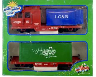 2pc Lehmann Toy Train G-Scale Cargo Sprinter Set

