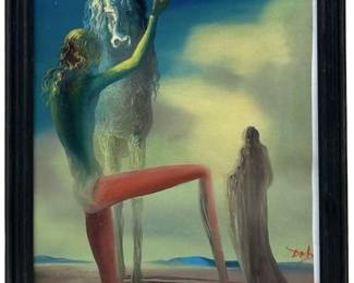 Dali “Le Chavelier de la Mort" Fine Canvas Print
