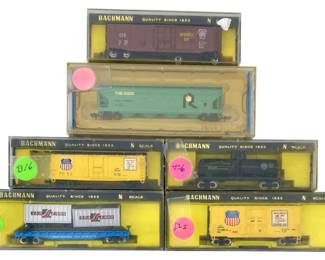 6pc Bachmann N-Scale Boxcar Collection
