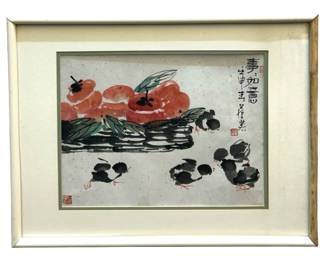 Rare Asian Signed Tang Yun Sumi-e Painting
