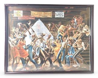 Ernie Barnes The Sugar Shack Poster
