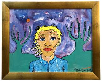 Signed James Stonikas Acrylic on Canvas Panel
