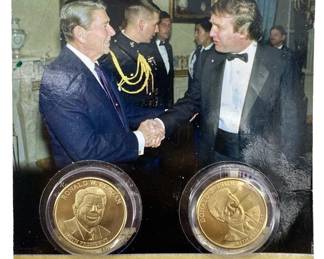 Ronald Raegan and Donald Trump Collector’s Coins
