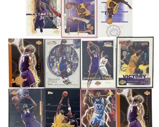 11pc Assorted Shaquille O’Neal Basketball Cards
