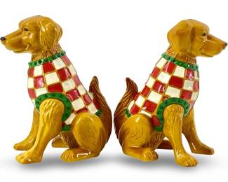 2pc Golden Retriever Salt and Pepper Shakers
