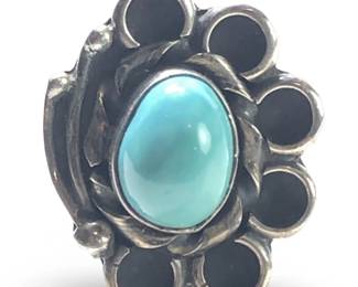Jack Adakai Native Sterling Turquoise Ring
