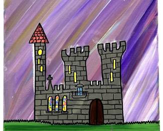 Signed James Stonikas Fantasy Acrylic on Canvas
