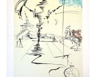 Salvador Dali “Don Quixote" Lithograph
