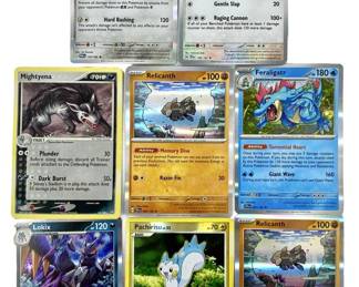 8pc Rare Holographic Pokémon Card Collection
