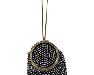 Art Deco Rhinestone Coin Purse/Compact

