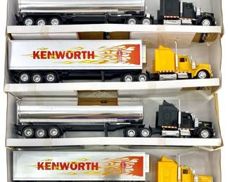 4pc New-Ray Kenworth Diecast Trucks
