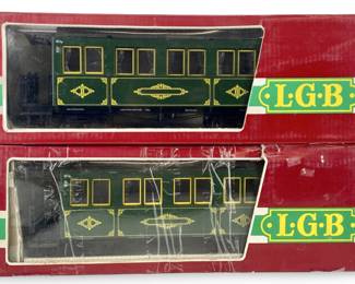 2pc LGB Lehmann Model Train Boxcars

