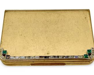 MCM Brass Lentheric Paris Compact
