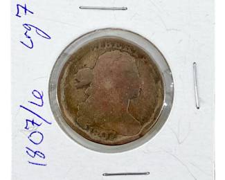 Antique 1872 Draped Bust Cent
