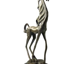 Signed Salvador Dali Abstract Horse Bronze
