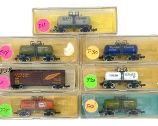7pc Atlas Tank and Boxcar Collection N Scale
