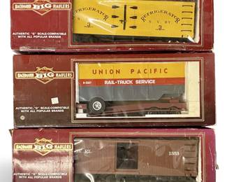 3pc Bachmann Hauler G-Scale Train Boxcar Set

