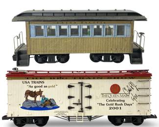 2pc MDC G Scale Train Boxcars
