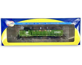 Athearn HO Green Model Railroad Locomotive
