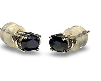 Charming Pair of Silver & Topaz Earrings
