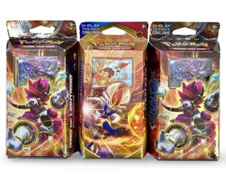 Pokemon Cinderace & Ring of Lightning Theme Decks
