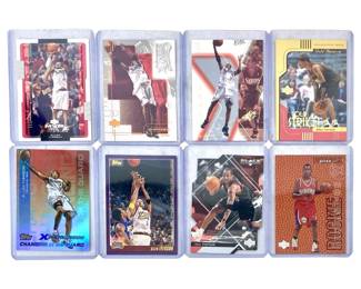 8pc Assorted Allen Iverson Trading Cards
