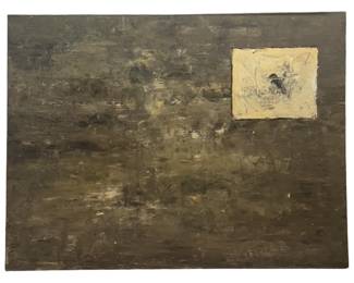 Signed Michelle Y Williams Geometric Oil on Canvas
