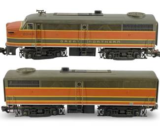 2pc Vintage Great Northern MTH Model Trains
