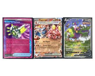 3pc Rare Holographic Pokémon Cards
