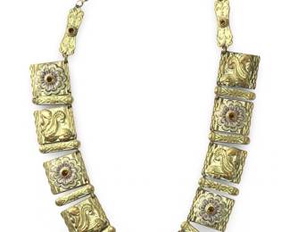 Alluring Antique Art Deco Sphinx Motif Necklace
