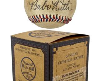 Babe Ruth Hall of Fame Replicas Baseball

