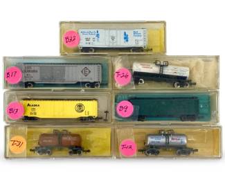 7pc Atlas N-Scale Boxcar Collection
