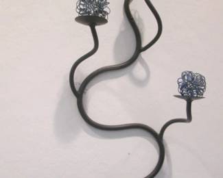 Pair of Sculpted Wall Decor