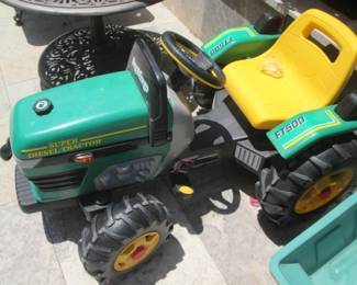 Kids Riding Tractor