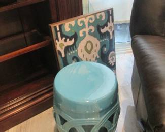 Ceramic Garden Stool, Seating or Plant Stand