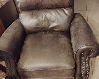 Chocolate sofa chair. $200