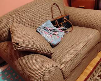 Small area sofa. Cloth immaculate $75
